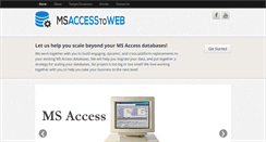 Desktop Screenshot of msaccesstoweb.com